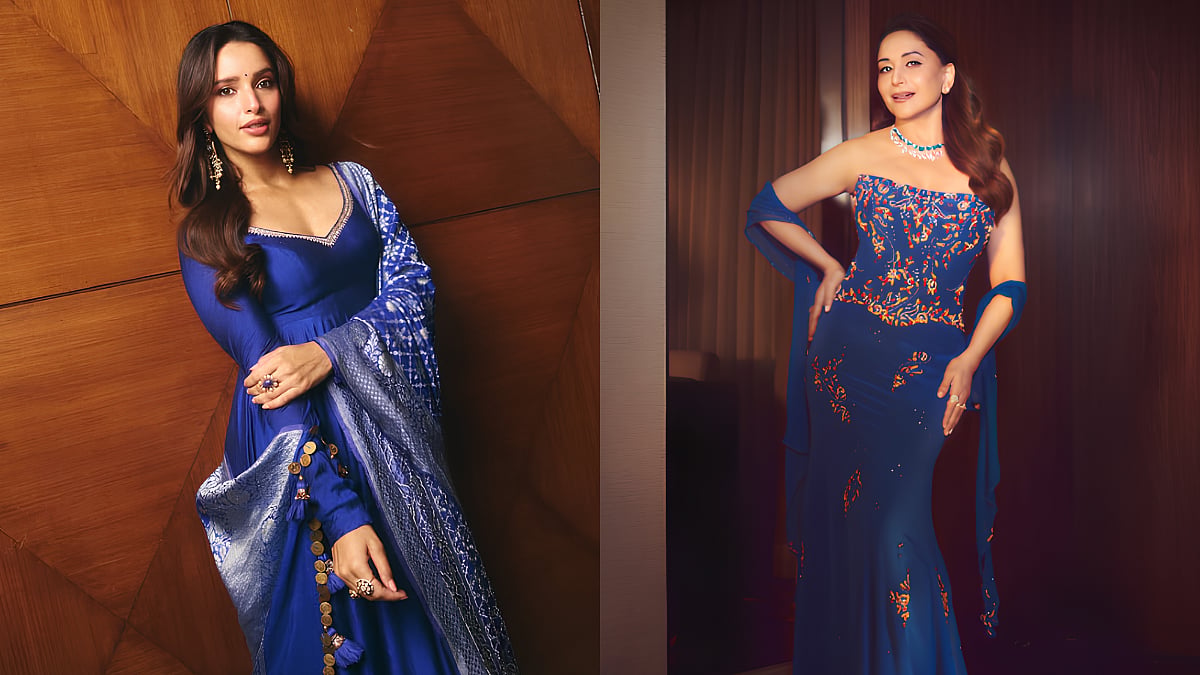 Navratri 2026 Day 4 Colour Is Royal Blue: Know Meaning And Take Fashion Inspiration From Triptii Dimri To Madhuri Dixit