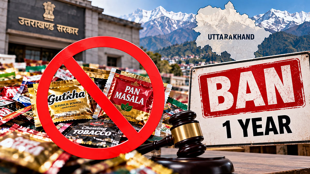 Uttarakhand Imposes One-Year Ban On Gutkha & Pan Masala Containing Tobacco Or Nicotine