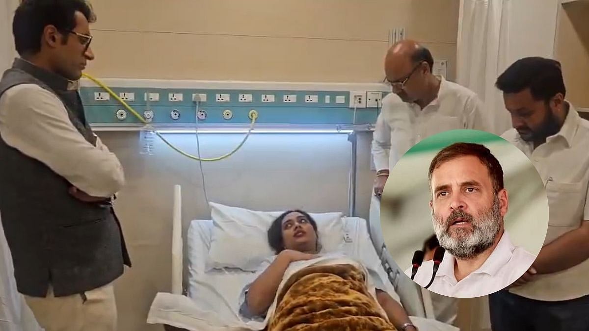 Rahul Gandhi Accused Of Pushing Pregnant Journalist During SIR Protest; BJP Claims She Was Hospitalised