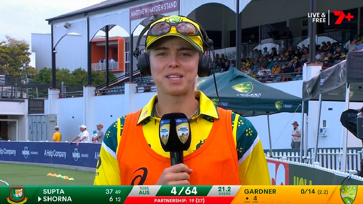 'Bum Tweak': Australia Women's Cricketer Phoebe Litchfield's Hilarious Injury Explanation Goes Viral; VIDEO