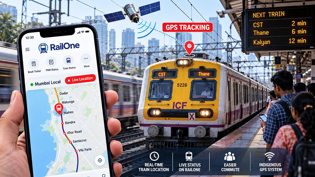 Railways Mull Developing GPS System To Allow Passengers To Live Track Mumbai Local Trains
