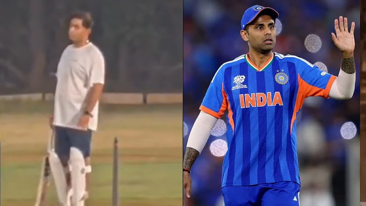 Viral Video Shows Mumbai Indians Owner Akash Ambani Playing Cricket Alongside Ousted Indian Skipper Suryakumar Yadav