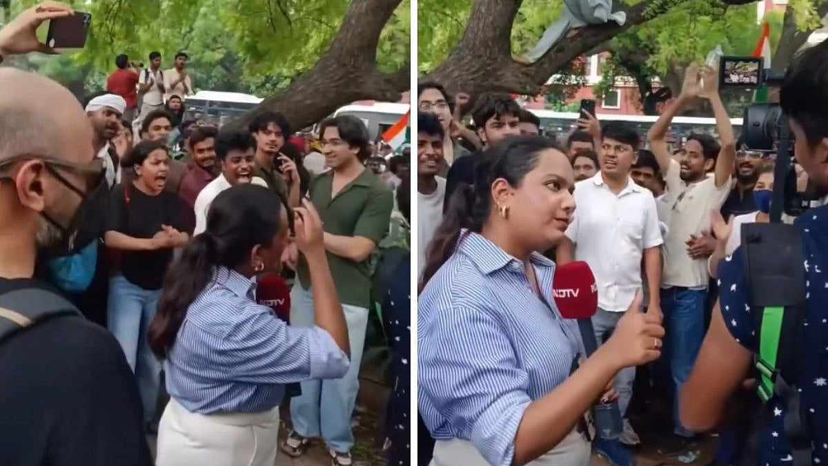 NDTV Journalist Heckled By Mob During CJP Protest In Delhi; Viral Video Draws Condemnation From Journalists & Netizens
