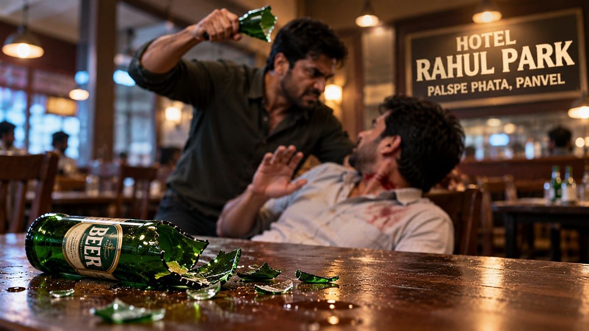 Panvel Crime: 28-Year-Old Driver Arrested For Allegedly Attacking Colleague With Broken Beer Bottle Over Old Dispute
