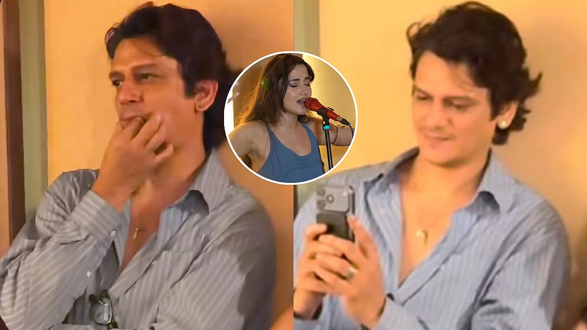 Vijay Varma Cheers For Rumoured Girlfriend Aaliyah Qureishi, Whistles And Records Her Performance At Mumbai Event; Videos Go VIRAL