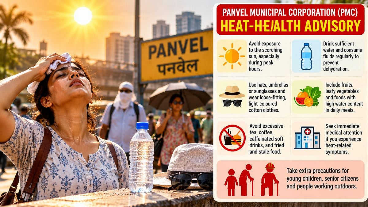 Panvel Weather Update: PMC Issues Heat-Health Advisory, Urges Residents To Guard Against Heatstroke