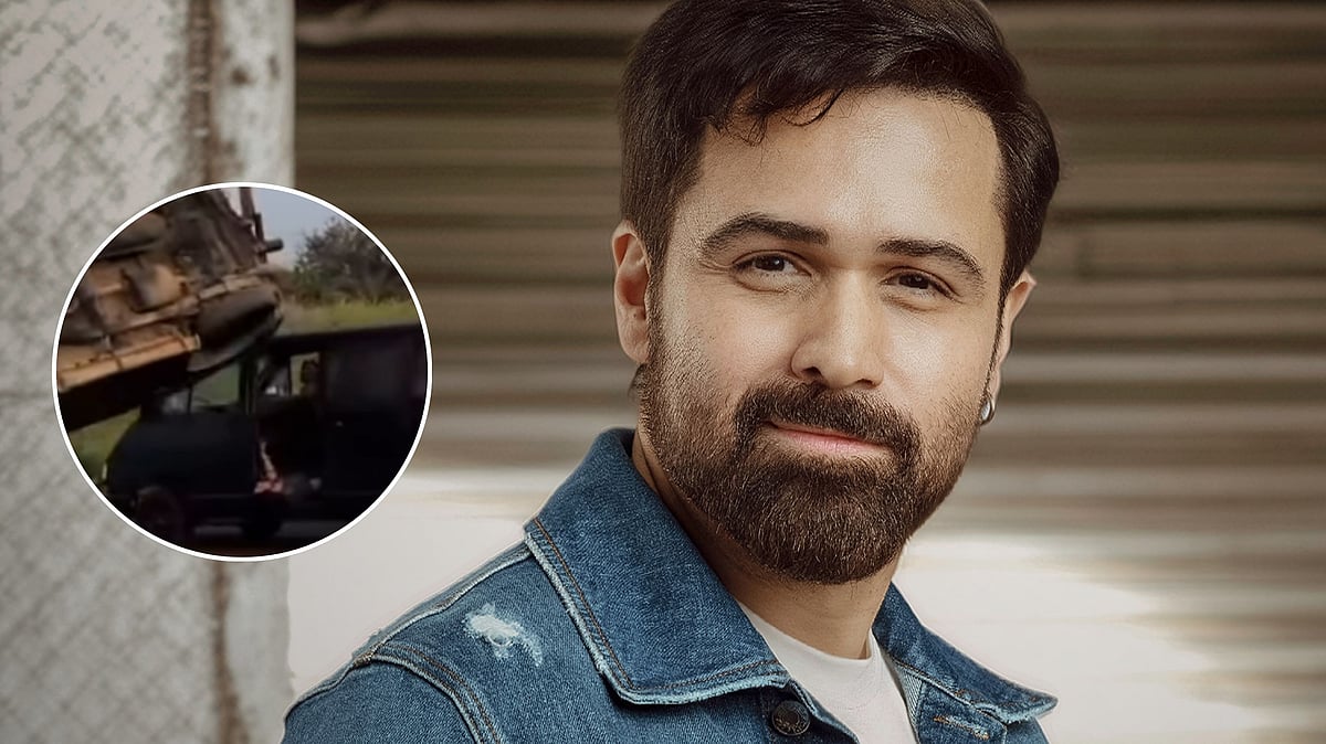 Emraan Hashmi Narrowly Escapes Major Accident On Gunmaaster G9 Set? SUV Flips Mid-Air, Crashes Onto Van - VIDEO 