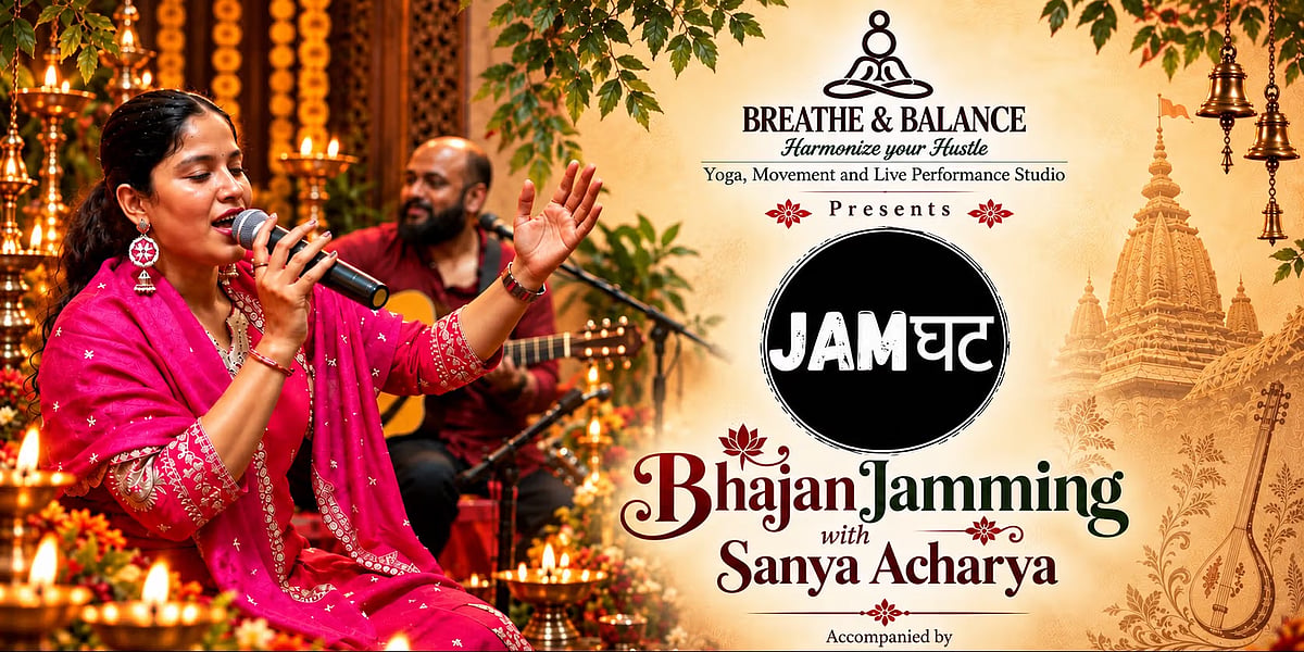 Bhajan jamming session with Sanya Acharya