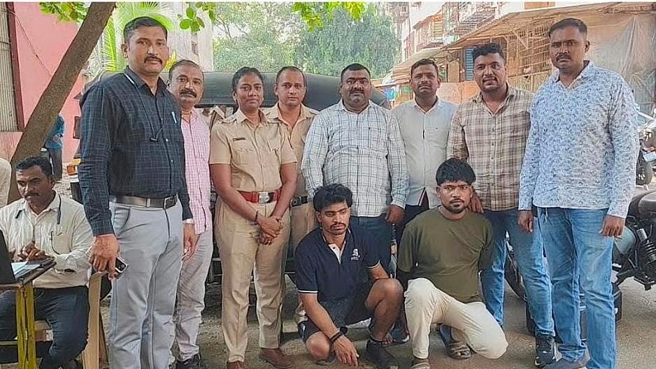Ulhasnagar Police Arrest Two Uttar Pradesh Men, Seize 14 Kg Ganja Worth ₹7 Lakh In Anti-Drug Operation