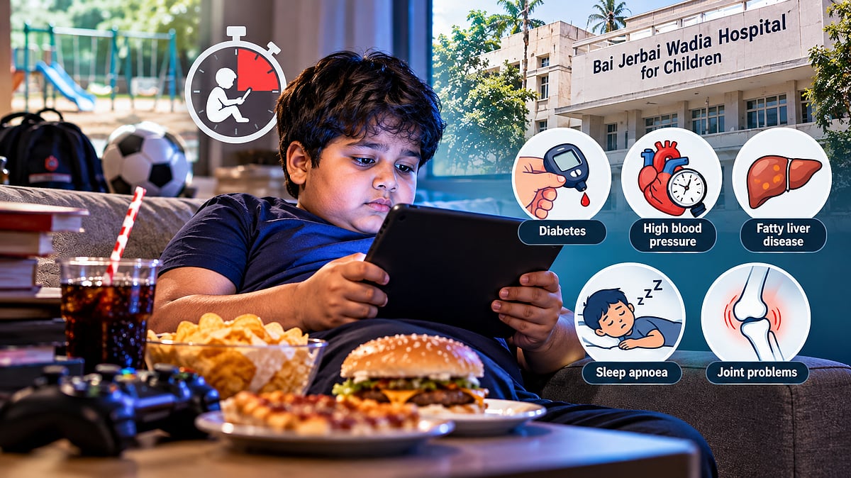 Wadia Hospital Reports Nearly 300 Childhood Obesity Cases In Three Years, Doctors Warn Of Diabetes And Fatty Liver Risks