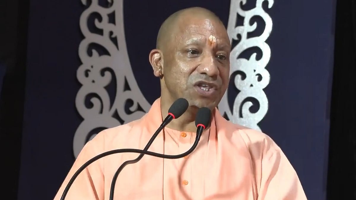 CM Yogi Adityanath Slams SP Over Rajya Sabha Tickets, Recruitment & Education At Varanasi Conference