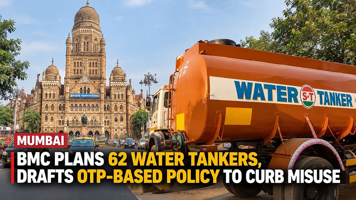 Mumbai: BMC Plans 62 Water Tankers, Drafts OTP-Based Policy To Curb Misuse