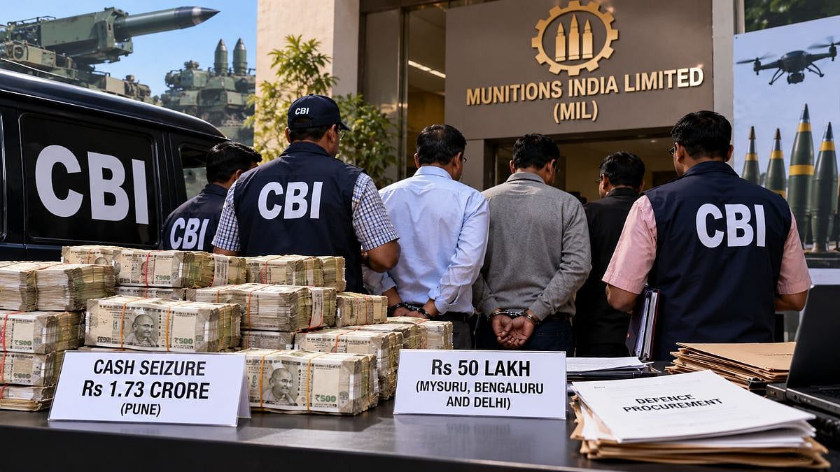 CBI Arrests MIL Executive Director, 2 Others In Bribery Case; ₹2.23 Crore Cash Seized