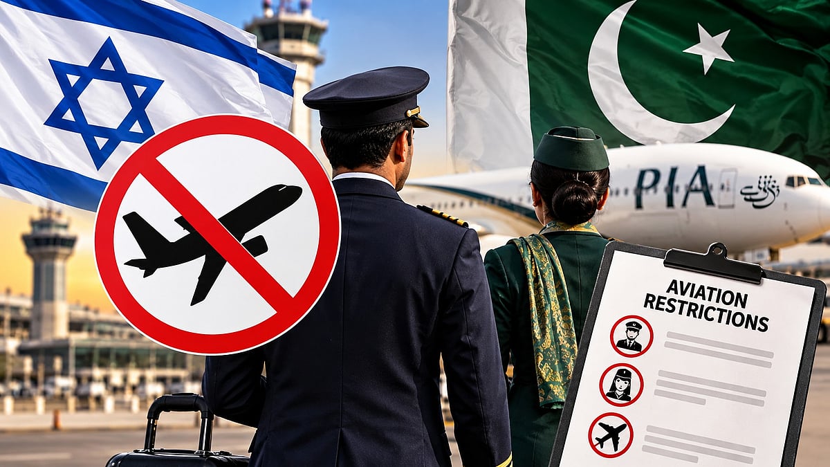 Israel Imposes New Aviation Restrictions On Pakistani Pilots, Cabin Crew Following September 30 Hijacking Scare