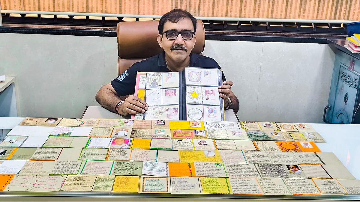Kalyan's 'Crossword King' Creates Unique Collection By Writing Navkar Mantra In 68 Scripts