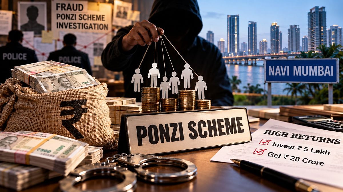 Navi Mumbai Ponzi Scheme: 2 Arrested For Alleged ₹15-Crore Fraud Targeting 300 Investors