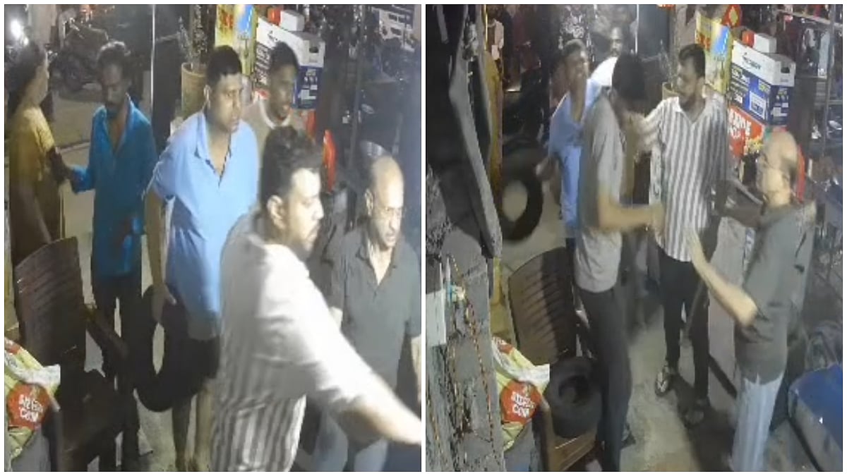Dombivli Shiv Sena Functionary, Son Accused Of Assaulting Shopkeeper; CCTV Footage Goes Viral