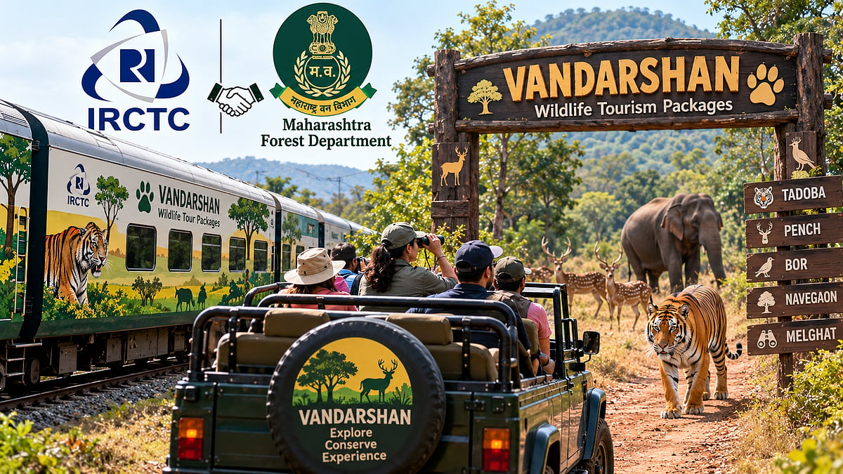 IRCTC, Maharashtra Forest Department Join Hands To Launch 'Vandarshan' Wildlife Tourism Packages