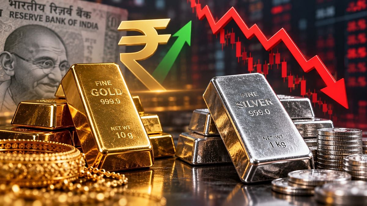 Gold Falls ₹900 To ₹1.50 Lakh Per 10 Grams As ; Silver Slumps ₹6,000 Per Kg