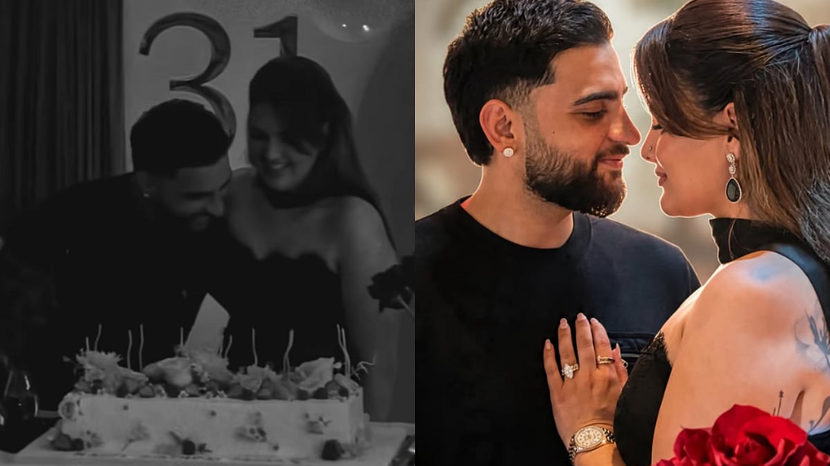 Karan Aujla Celebrates Wife Palak's Birthday In An Intimate Bash; Dons ₹2.13 Cr Watch- Visuals Inside