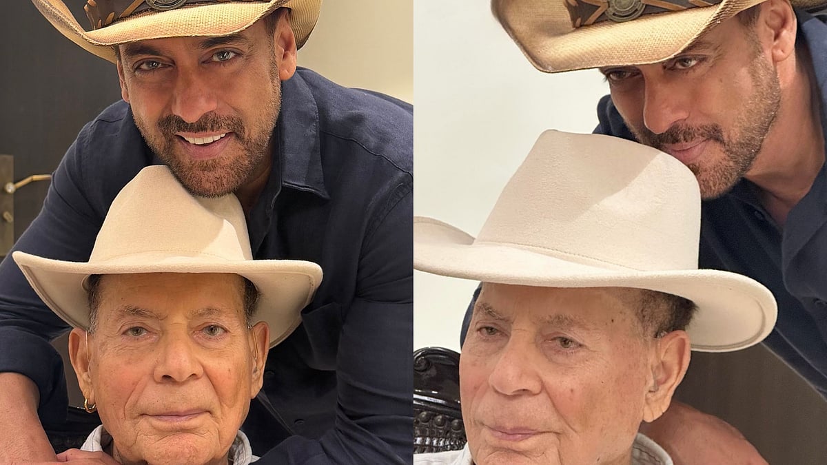 Salman Khan Calls Father Salim Khan 'Real Monster' As They Twin In Cowboy Hats; Fans Call Him 'Caption King'