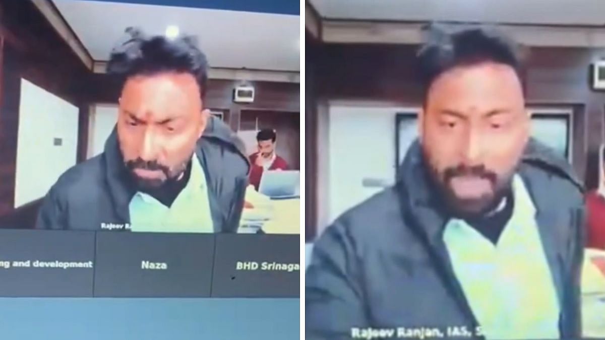 J&K IAS Officer Kumar Rajeev Ranjan Abuses Woman Colleague In Virtual Meeting; Faces Outrage After Video Goes Viral