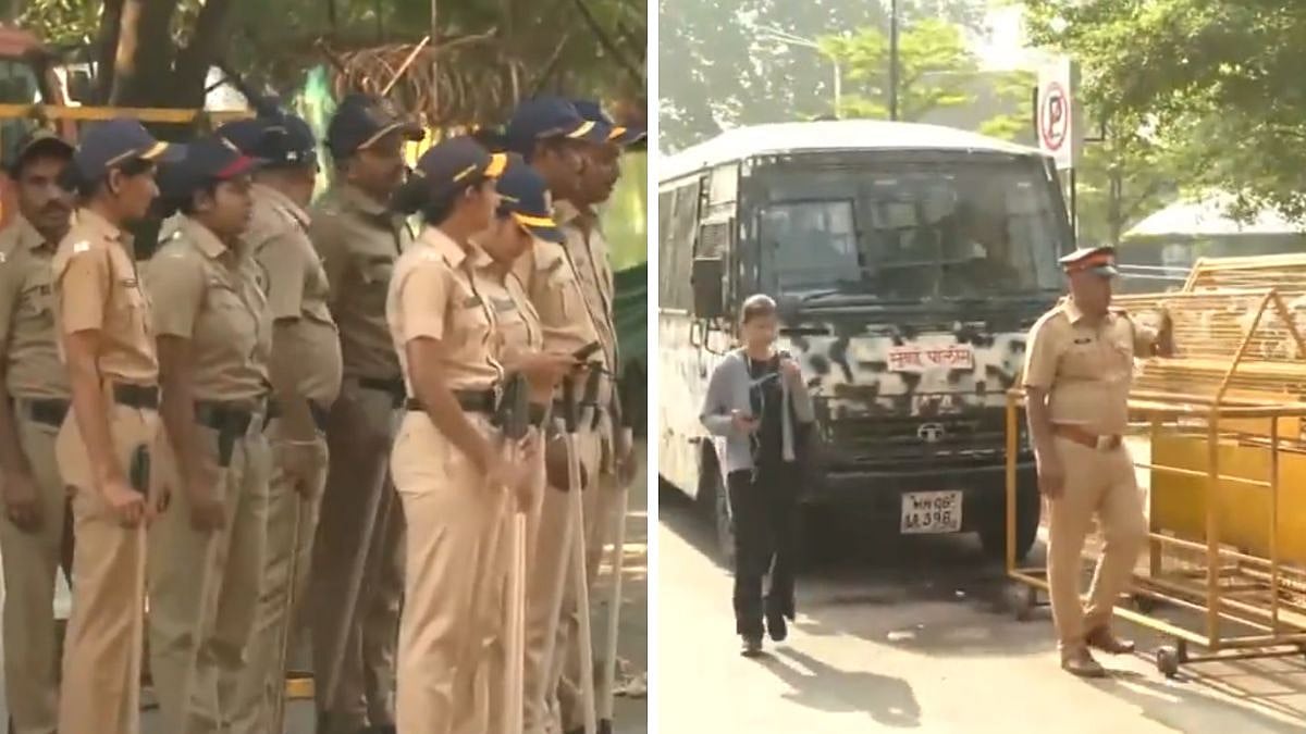 Mumbai: Stage Set For CJP’s 'Lehra Do Tiranga' Protest At Azad Maidan; Heavy Police Bandobast At Venue - VIDEO