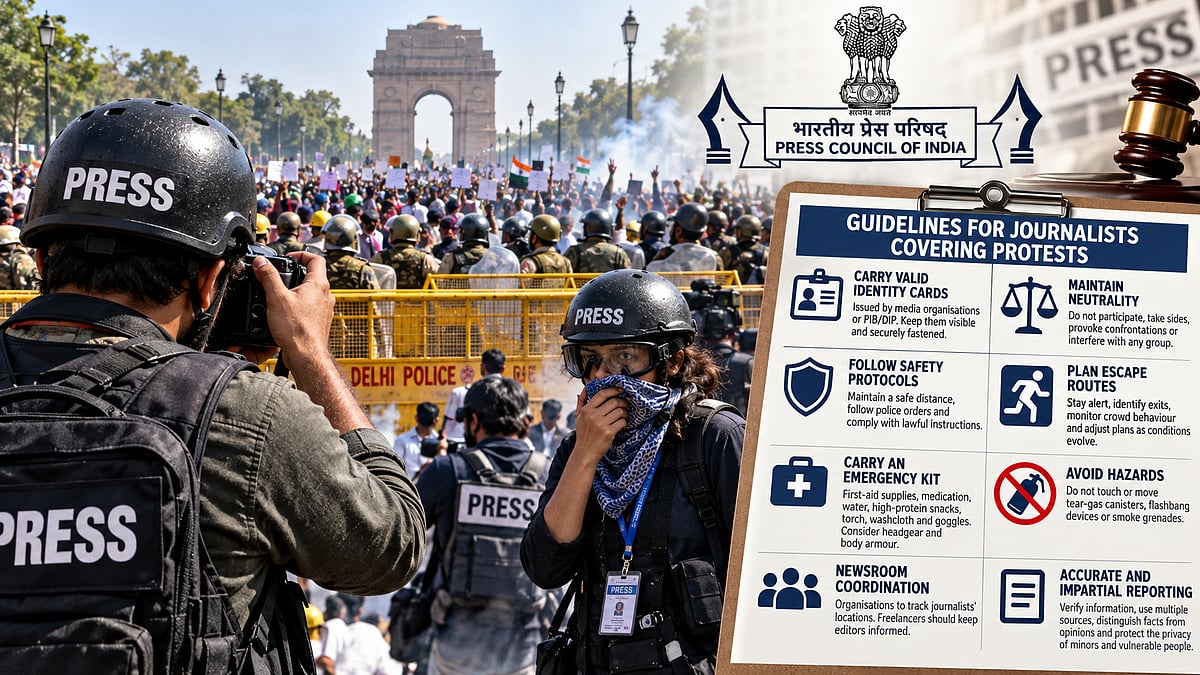 Press Council Of India Issues Guidelines For Journalists Covering Protests, Stresses Safety, Neutrality And Ethical Reporting