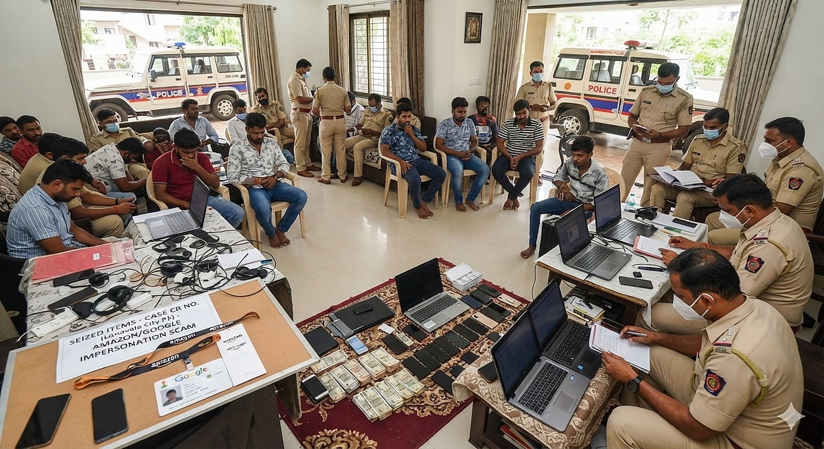 20 Arrested For Duping US, Canadian Citizens Through Illegal Call Centre In Lonavala; Goods Worth ₹36.41 Lakh Seized