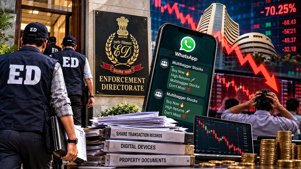 ED Searches 29 Premises In Six Cities Over Alleged Stock Manipulation, Investment Fraud