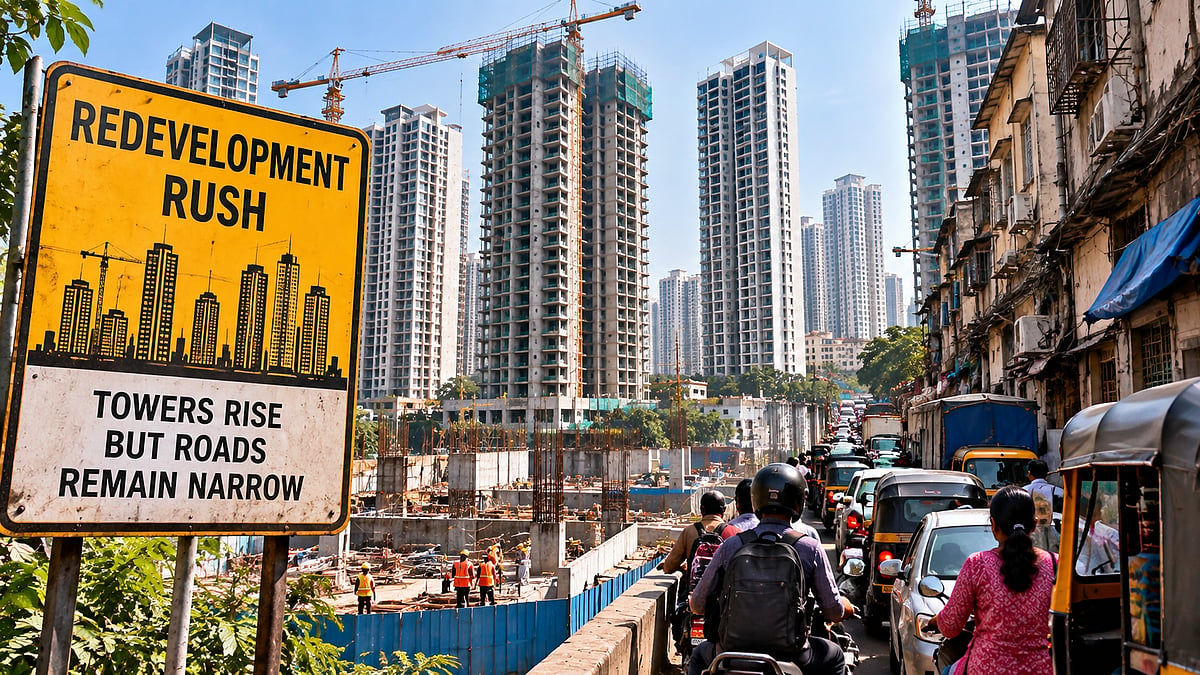 Mumbai's Redevelopment Rush Becoming A 'Drug' As Towers Rise But Roads Remain Narrow, Experts Warn