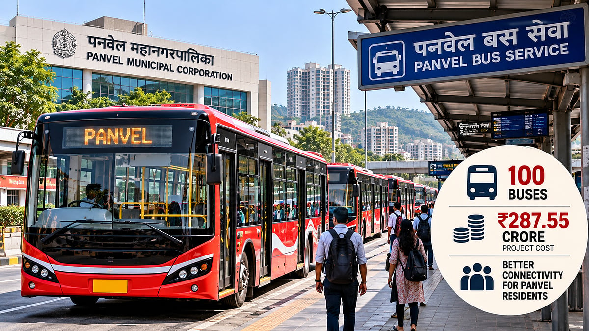 Panvel Civic Body Approves ₹287.55 Crore Bus Transport Plan With 100 Buses, 68 Stops