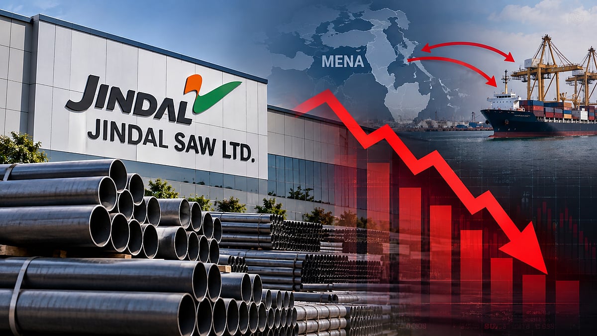 Jindal Saw September Quarter Profit Falls 74% As Higher Expenses & MENA Export Disruptions Weigh