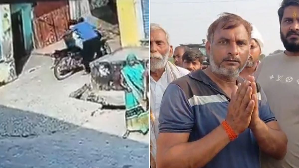 UP Man Caught On Camera Grabbing, Forcibly Kissing Minor Girl In Aligarh Market; Family Claims He Was Released Within Hours