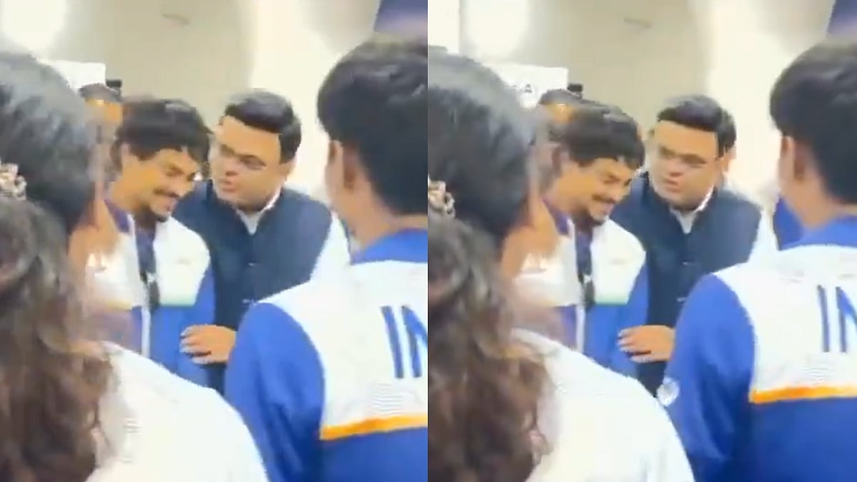 Ishan Kishan Shares Warm Moment With ICC Chairman Jay Shah During Indian Contingent's Meeting With PM Modi | Video