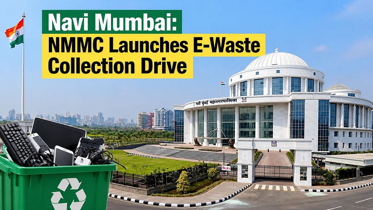 Navi Mumbai: NMMC Launches E-Waste Collection Drive Under Special Campaign 6.0