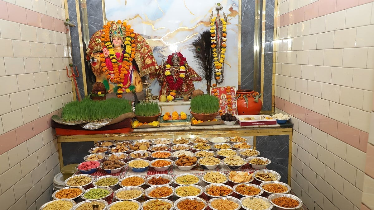 35 Years Of Devotion! Indore's Jagdamba Temple Celebrates Navratri With Chhappan Bhog, Maha Aarti And Garba