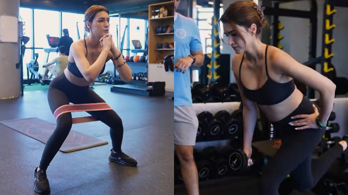 Kriti Sanon Pushes Her Limits In The Gym; Glutes, Legs And Core Exercises To Take Inspiration From