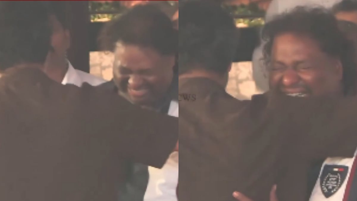 Deva Dies At 75: Tamil Nadu CM Vijay Visits Late Composer's Chennai Residence, Consoles Son Srikanth Deva As He Cries Inconsolably – VIDEO