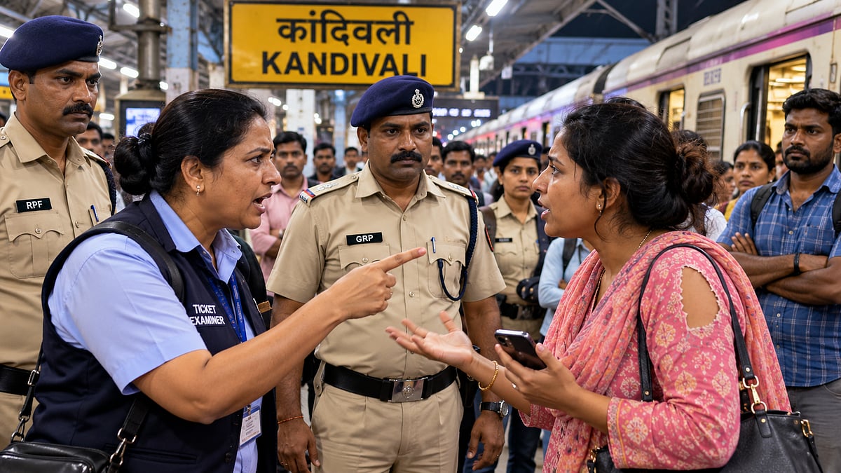 Cross-FIRs Filed Against Woman Passenger And Chief Ticket Examiner After Scuffle Over Expired Railway Pass At Kandivali Station