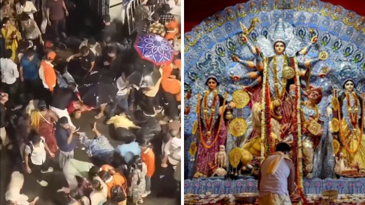Kolkata: Fatalities Feared As Rain Triggers Crowd Surge At Chorbagan Durga Puja Pandal, CM Suvendu Rushes  To Hospital