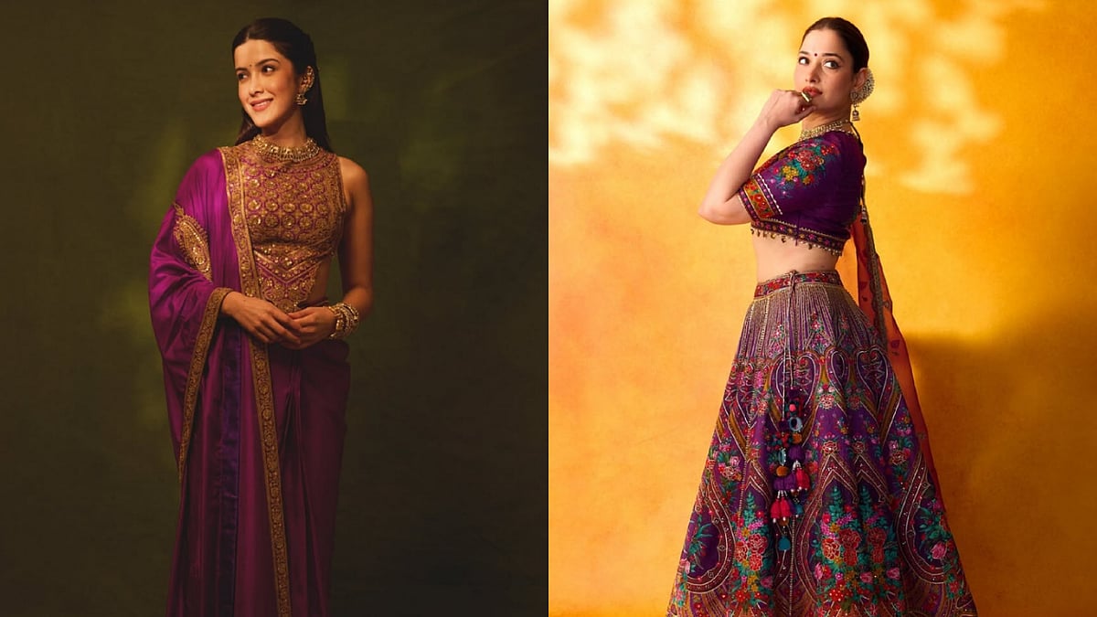 Navratri 2026 Day 8 Colour Is Purple: What This Hue Signifies And Celebrity Looks To Try For Durga Puja, Garba Night 