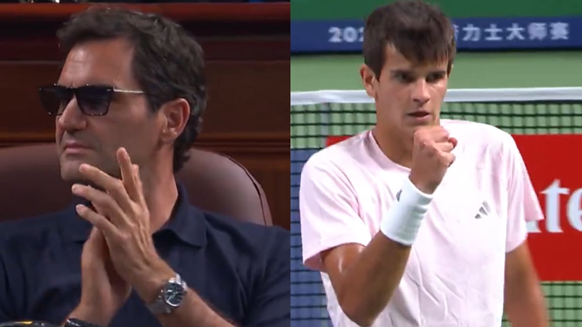 Roger Federer's Stunning Reaction To Rafael Jodar's Sensational Winner Against Alejandro Davidovich Fokina Leaves Tennis Fans Buzzing | Video