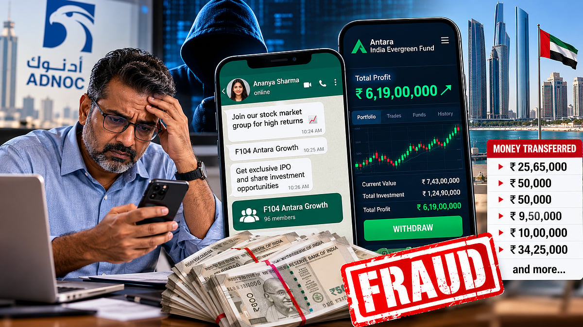 UAE-Based ADNOC Senior Chemist Duped Of ₹1.24 Crore In Online Stock Trading Scam; Fake Platform Shows ₹6.19 Crore Profit