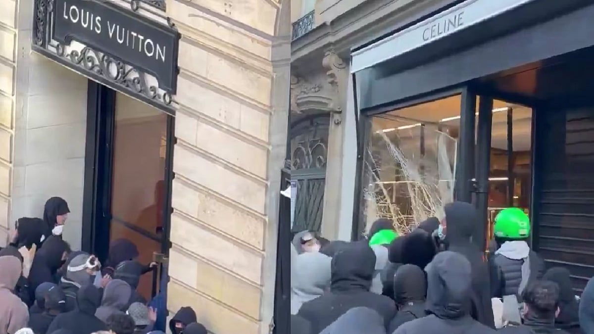 France Protests: Apple, Louis Vuitton, Rolex, Hermès Stores Looted Amid Violence Over Rising Cost Of Living - WATCH 