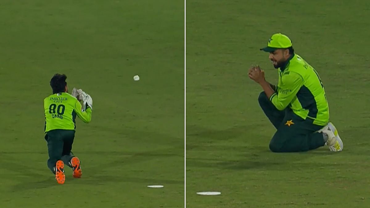 Faheem Ashraf Saves Saad Baig's Blushes With Quick Reflexes As Avishka Fernando Falls | VIDEO