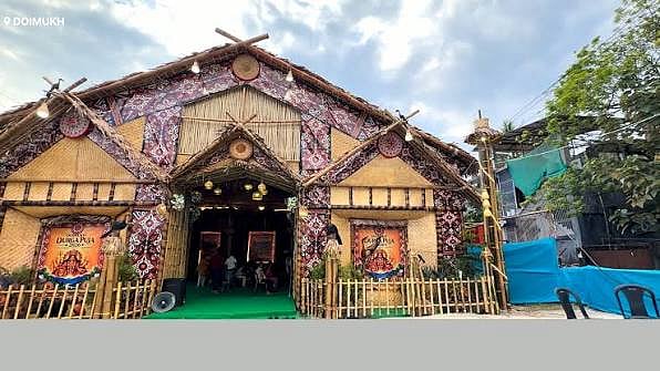 Durga Puja 2026: Arunachal Pradesh's Bamboo Pandal Showcases Tribal Heritage In Doimukh