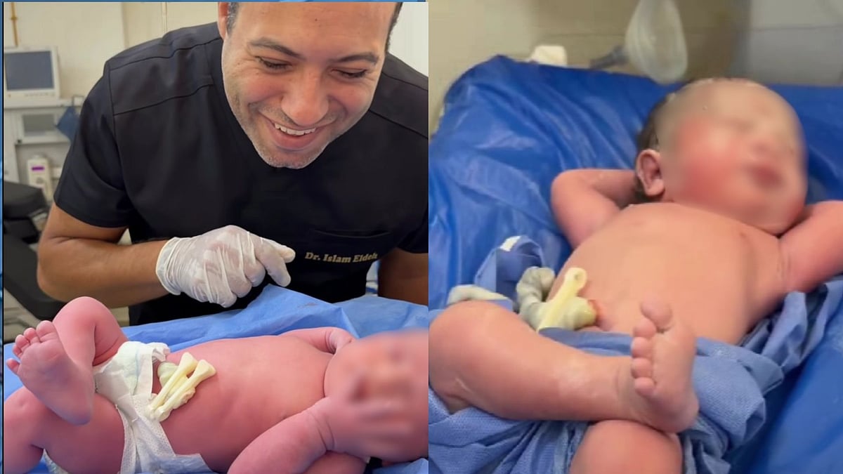 'Baby Has Figured Out Life Already': Egypt Newborn Goes Viral For Relaxed Posture