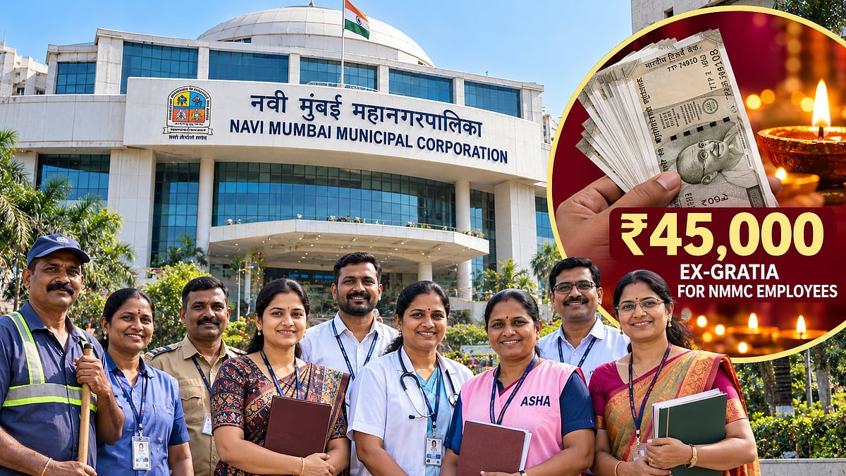 NMMC Approves ₹45,000 Diwali Ex-Gratia For 5,121 Employees, ASHA Workers; ₹23 Crore Expenditure Expected