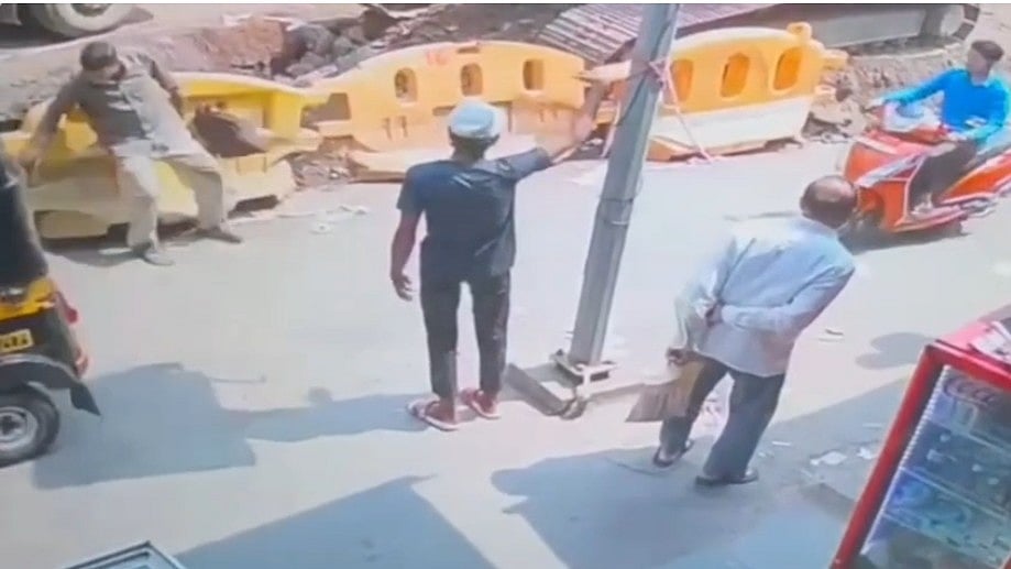 WATCH CCTV: Pune Man Dies After Falling Into Open Drainage Pit Amid Civic Work In Yerwada